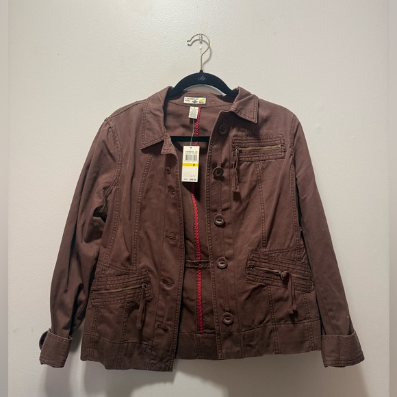 Caribbean Joe Jackets & Blazers - Casual Button-Front Jacket NWT